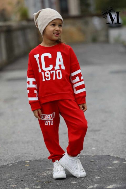 Czerwony dres Chicago